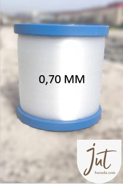 J JÜTBURADA CLASSIC 1 KG BEYAZ BOBİN MİSİNA 0,70 MM ürün görseli 1