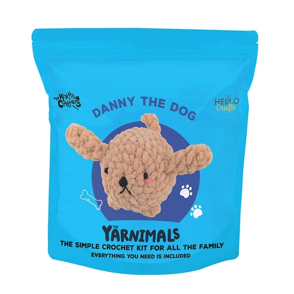 Sevimli Köpek Amigurumi Yapım Kiti (Danny The Dog) ürün görseli 1