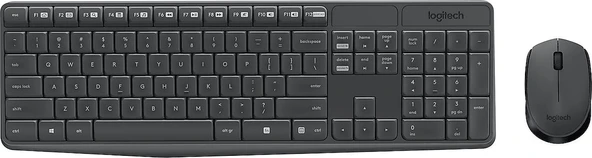 Logitech MK235 920-007925 Kablosuz Klavye Mouse Seti ürün görseli 1