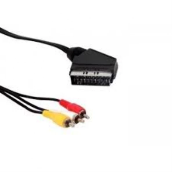 NARİTA G518A SCART TO 3 RCA 1.3M KABLO ürün görseli 1