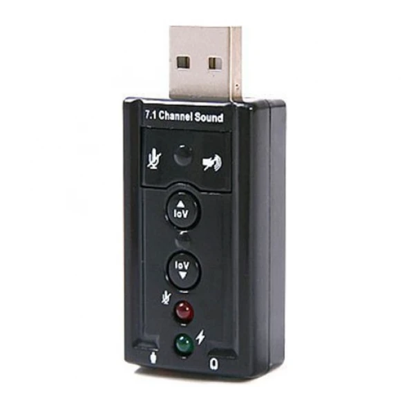 HYTECH HY-U717 USB 2.0 SES KARTI 7.1 CH ürün görseli 1