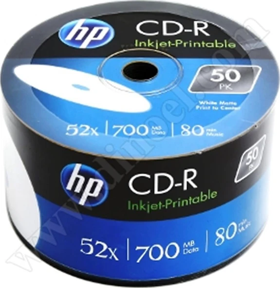 HP 52X 700MB CRE00070-3 50'li Boş CD ürün görseli 1