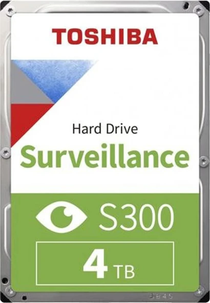 Toshiba S300 HDWT840UZSVA SATA 3.0 5400 RPM 3.5" 4 TB Harddisk ürün görseli 1