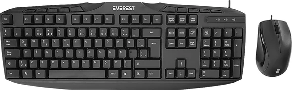 Everest UN-796 Kablolu Klavye Mouse Seti ürün görseli 1