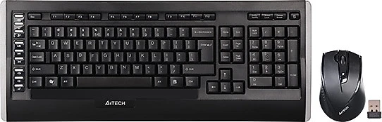 A4 Tech 9300F Q Kablosuz Klavye Mouse Seti ürün görseli 1