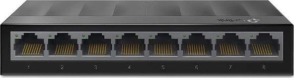 TP-Link LS1008G 8 Port 10/100/1000 Mbps Gigabit Switch ürün görseli 1