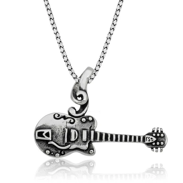 Norino ​925 Ayar Gümüş Gitar Gümüş Kolye ürün görseli 1