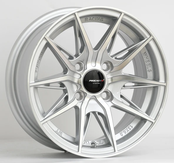 6X13 PRO-35442 4X100 ET25 73.1 SILVER MACHINED ürün görseli 1