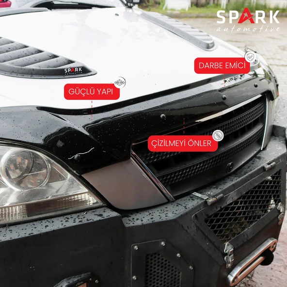 Kia Sorento 2002-2006 Yılları Arası Uyumlu Kaput Rüzgarlığı 4mm ürün görseli 1