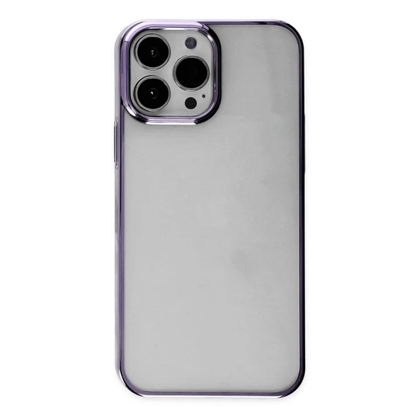 Newface iPhone 13 Pro Max Kılıf Element Silikon - Mor ürün görseli 1