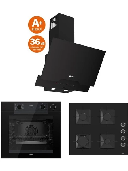 Fryart Serisi (QEP64CS SS205 D063) Ankastre Set ürün görseli 1
