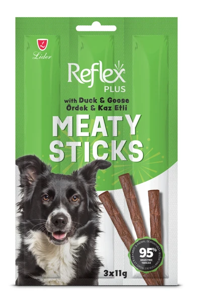 Reflex Plus Ördek Ve Kaz Etli Stick Yetişkin Köpek Ödül Maması 3*11 ürün görseli 1