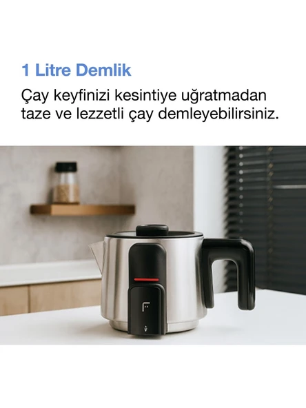 Fakir Selftea 1600 W Çelik Çay Makinesi - Resim 4