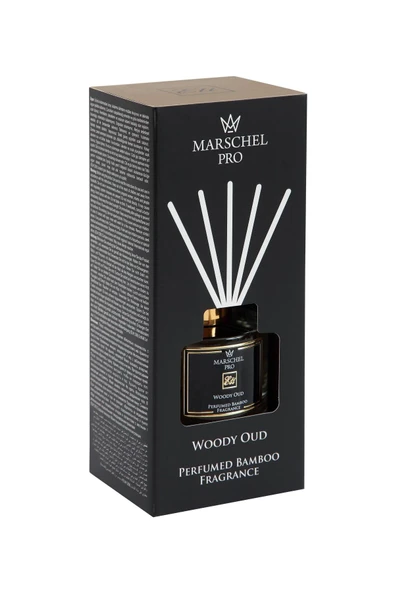 Marshel Pro Woody Oud Çubuklu Koku Cam Sise 165 ml ürün görseli 1