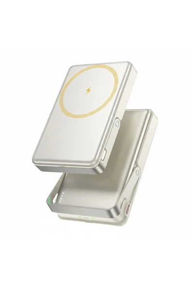 Magsafe Standlı Powerbank 10.000 mAh 20W Type-C ve 10W Kablosuz Şarj PD Magsafe (LİSANSLI) ürün görseli 1