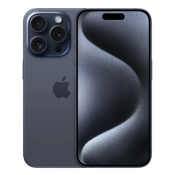 Yenilenmiş Apple iPhone 15 Pro 128 GB Mavi Titanyum(12 Ay Garantili) - A Kalite ürün görseli 1