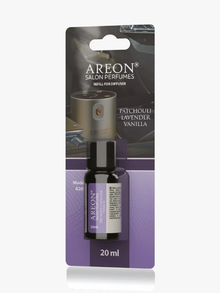 Areon Perfume Refill 20 ml Patcholi Lavender Vanilla ürün görseli 1