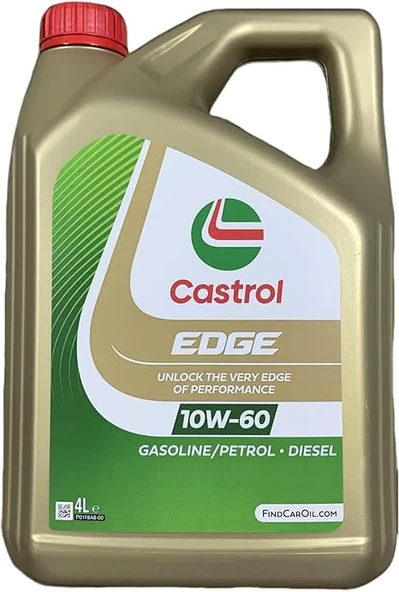 Castrol Edge Supercar 10W-60 4 lt Motor Yağı - 2024 ürün görseli 1