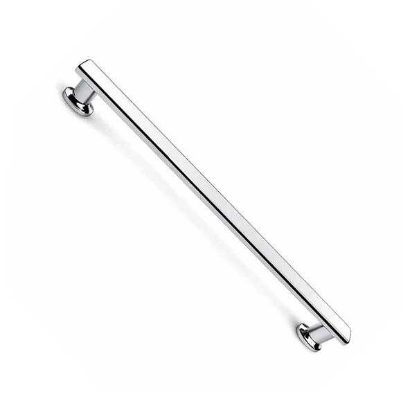 Özen Krom Çekmece Kulp 224 mm Parlak Metal Şık Dolap Kulbu Mutfak Banyo Çekmece Kapak Uyumlu Model ürün görseli 1