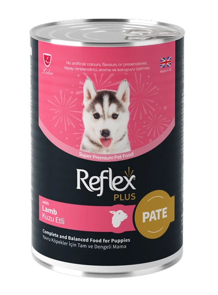Reflex Plus Pate Kuzulu Parçacıklı Yavru Köpek Yaş Maması 395 Gr ürün görseli 1