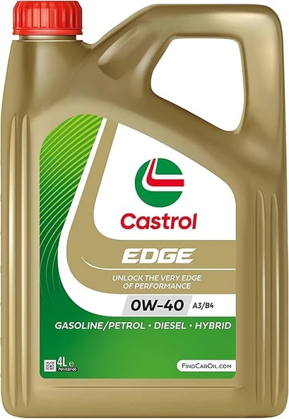 Castrol Edge 0W-40 A3/B4 4 lt Motor Yağı ürün görseli 1