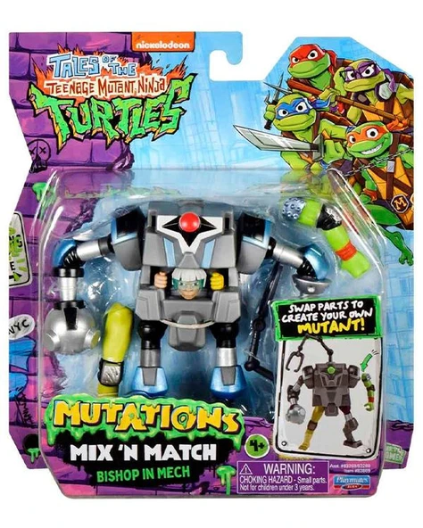 Tmnt Ninja Kaplumbağalar Mix n Match Bishop Mech Suit Aksiyon Figürü 83809 ürün görseli 1
