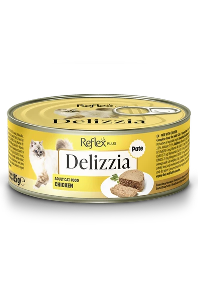 Reflex Plus Delizzia Tavuklu Konserve Kedi Yaş Maması 85 Gr ürün görseli 1
