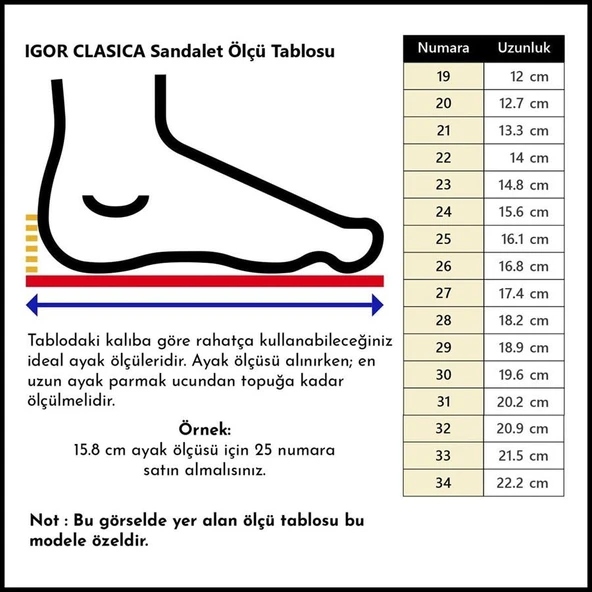 igor Tobby Solid Çocuk Sandalet - Resim 5