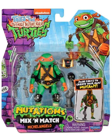 Tmnt Ninja Kaplumbağalar Mix n Match Michalengelo Aksiyon Figürü 83803 ürün görseli 1