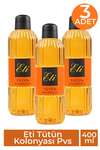 Eti Tütün Kolonyasi Pvs 400 ml (3 Adet) ürün görseli 1