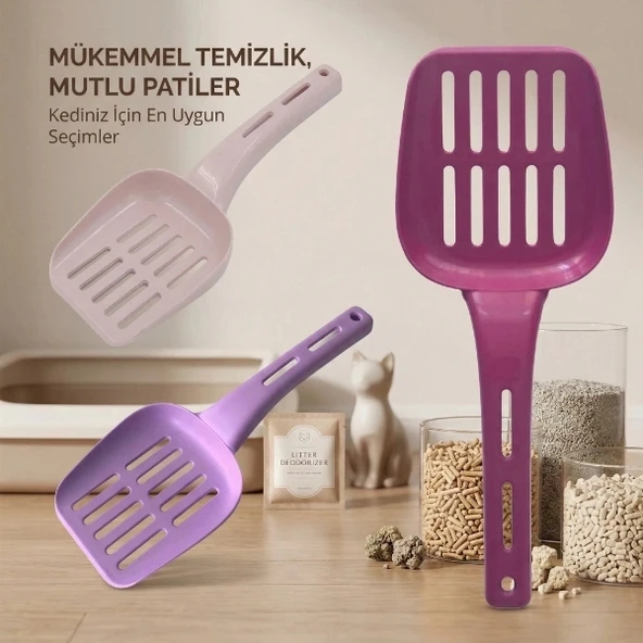 Vexor Plastik Kedi Kumu Küreği ürün görseli 1