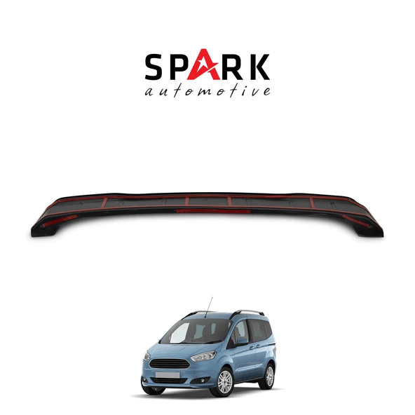 Ford Courier 2018-2023 Yıl Aralığı Uyumlu Arka Tampon Eşiği Parlak ürün görseli 1