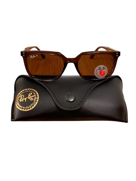 RAY BAN KAHVERENGİ AÇIK CAM YENİ MODEL UNİSEX GÜNEŞ GÖZLÜĞÜ ürün görseli 1