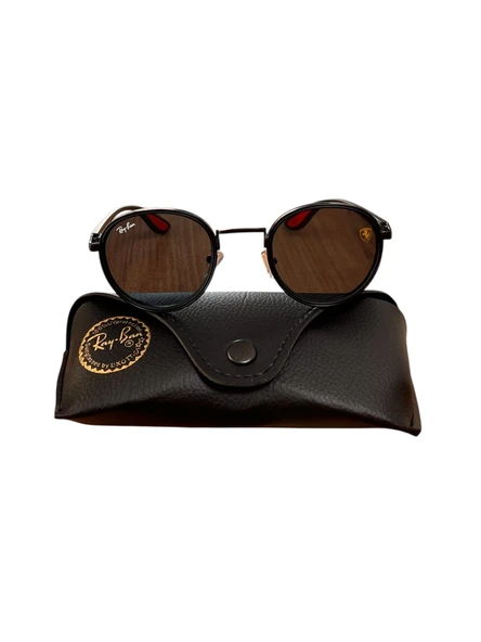 RAY BAN SİYAH YUVARLAK UNİSEX GÜNEŞ GÖZLÜĞÜ ürün görseli 1