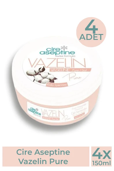 Cire Aseptine Vazelin Pure 150 ml (4 Adet) ürün görseli 1