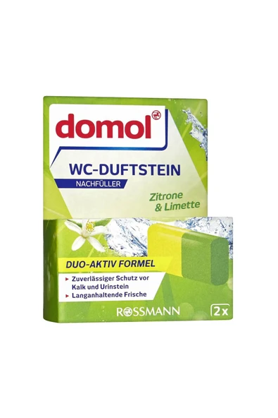 Wc Kokusu Klozet Blok Yedek Limon 2x40 g 80 g ürün görseli 1
