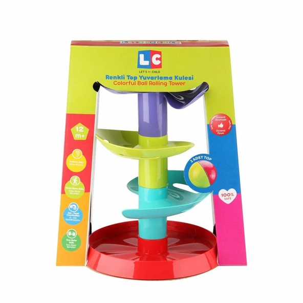 LC-30956 Let's be Child - Renkli Top Yuvarlama Kulesi ürün görseli 1