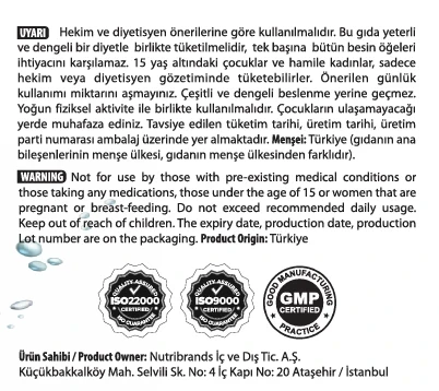 Vitafy BCAA 4:1:1 250 gr 50 servis - Resim 2
