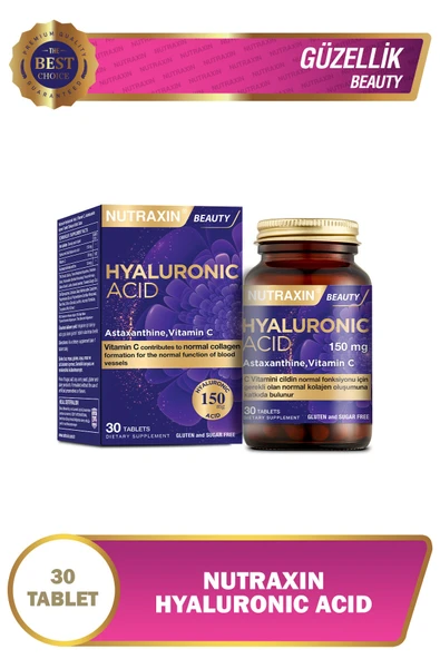Nutraxin Beauty Hyaluronic Acid 30 Tablet ürün görseli 1