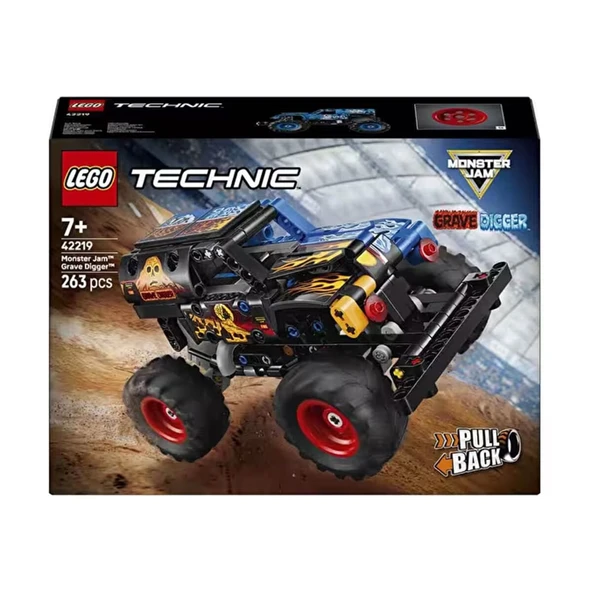 42219 Lego Technic Monster Jam Grave Digger 263 parça +7 yaş - Resim 5