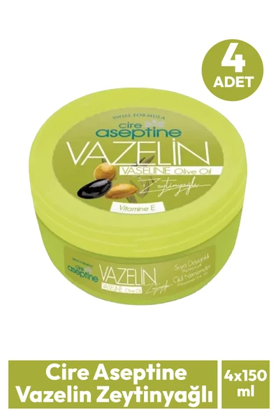 Cire Aseptine Vazelin Zeytinyagli 150 ml (4 Adet) ürün görseli 1