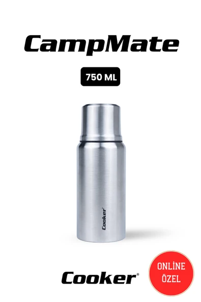 Cooker CampMate 750 ml Paslanmaz Çelik Termos CKR2105 ürün görseli 1