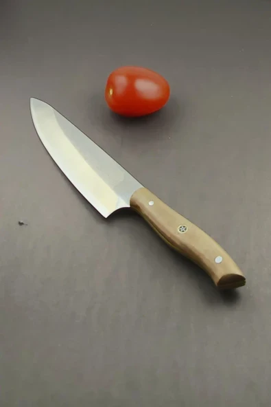 Alp Bıçakçılık Böhler N690 "Modern" Şef Bıçağı - Bal Ceviz Hibrit Kabza (29 cm) ürün görseli 1