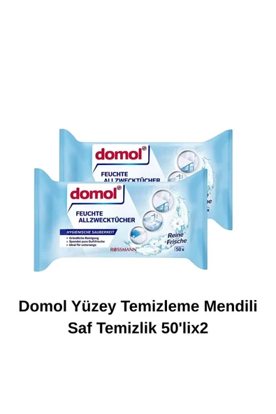Islak Temizlik Bezi Çok Amaçlı Ferahlık 50'li 2'li ürün görseli 1