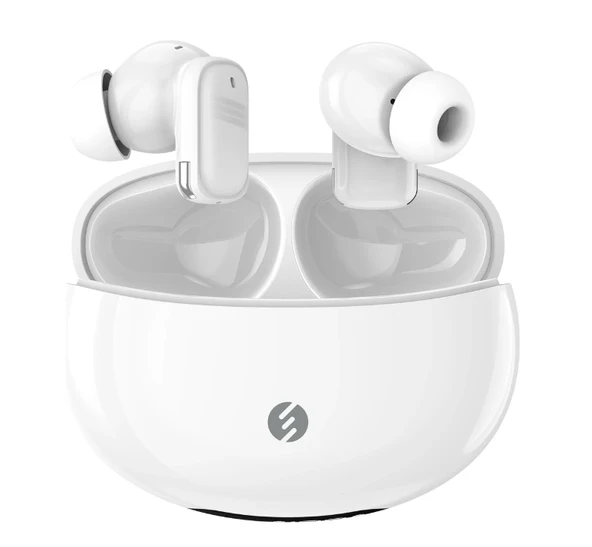 S-Link Bemy Beyaz 4 Mikrofonlu Enc + Anc Bluetooth V5.3 Tws Gerçek Kablosuz Kulaklık ürün görseli 1