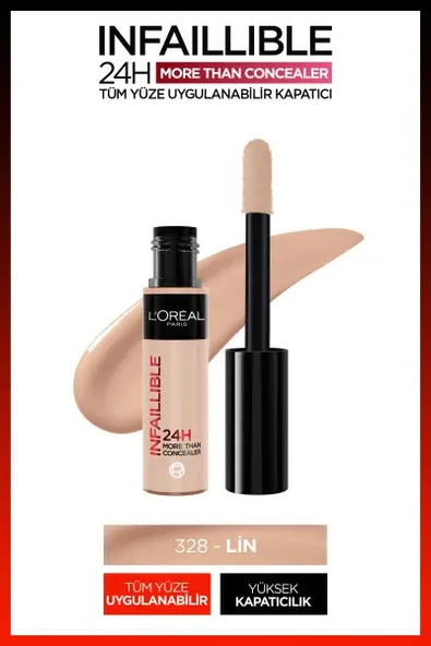 L'Oréal Paris Infaillible 24H Tüm Yüze Uygulanabilir Kapatıcı - 328 Lin ürün görseli 1