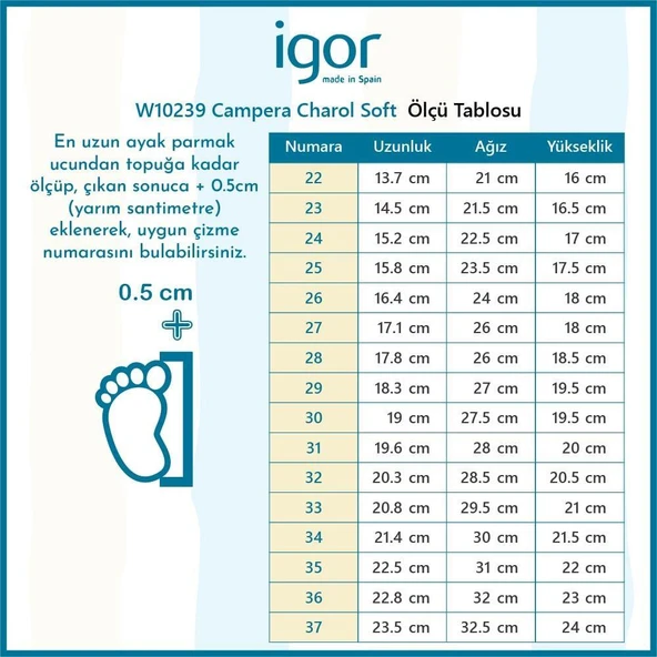 İgor Topo Skı Charol Çocuk Beyaz Kar Botu - Resim 6