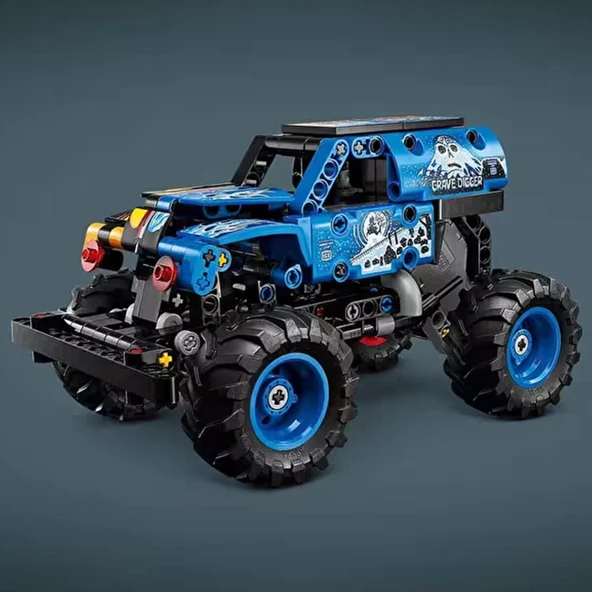 42219 Lego Technic Monster Jam Grave Digger 263 parça +7 yaş - Resim 3