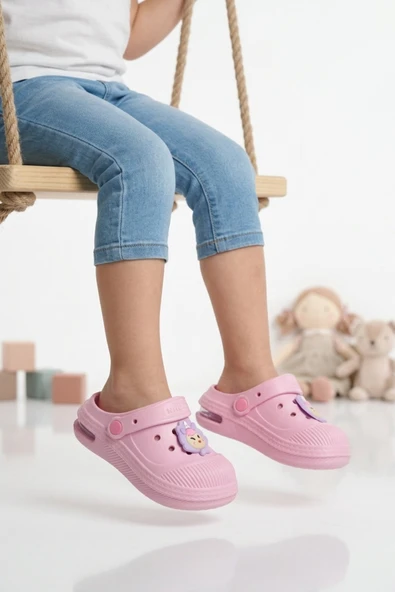 Pembe Eva Kız Çocuk Sabo Terlik ürün görseli 1