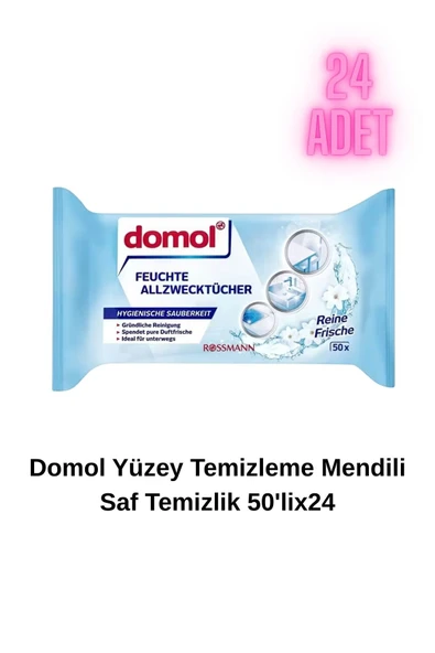 Islak Temizlik Bezi Çok Amaçlı Ferahlık 50'li 24'lü ürün görseli 1